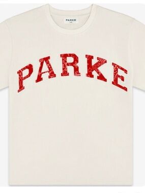 NWOT Parke Varsity tee sz S/M